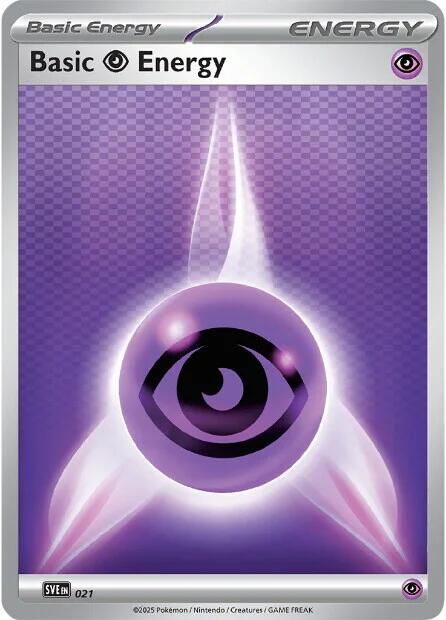 Basic Psychic Energy (021) [Scarlet & Violet: Black Bolt]