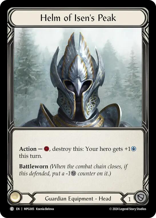 Helm of Isen's Peak [MPG005] (Mastery Pack Guardian)