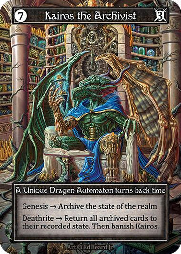 Kairos the Archivist (Foil) [Dragonlord]
