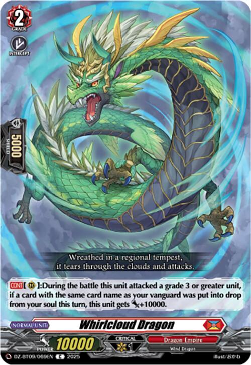 Whirlcloud Dragon (DZ-BT09/069EN) [Super Brave Detonation]