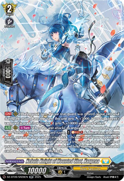 Nebula Knight of Mounted Shot, Hargena (DZ-BT09/SR28EN) [Super Brave Detonation]