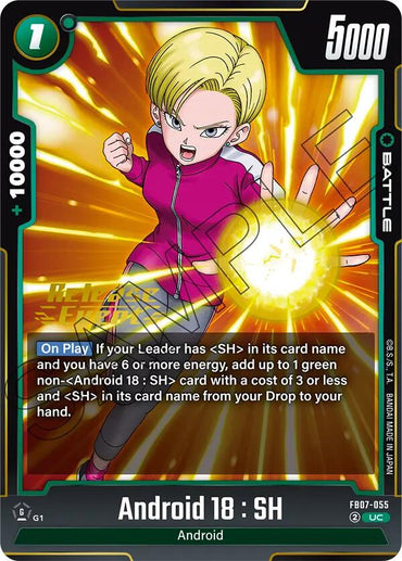 Android 18 : SH [Wish For Shenron Release Event Cards]