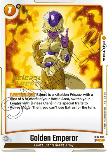 Golden Emperor [Wish For Shenron Release Event Cards]