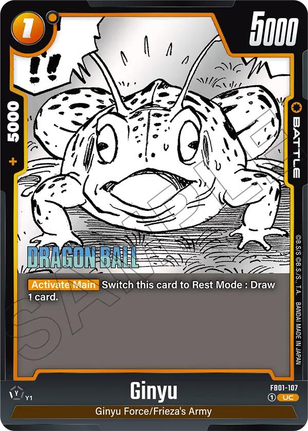 Ginyu (FB01-107) [Manga Booster 02]