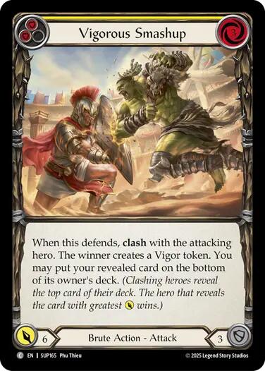 Vigorous Smashup (Yellow) [SUP165] (Super Slam)