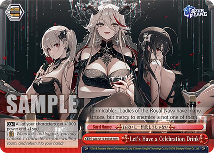 Let's Have a Celebration Drink (AZL/S119-E094R RRR) [Azur Lane Vol. 2]
