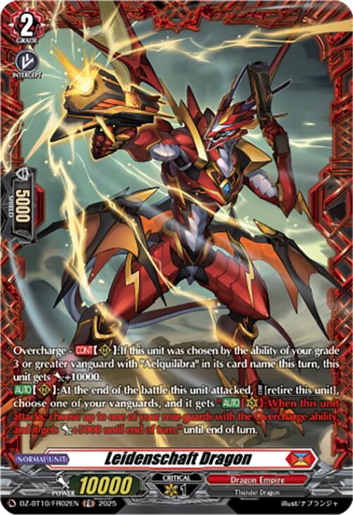 Leidenschaft Dragon (FR) (DZ-BT10/FR02EN) [Dragonsoul Resonance]