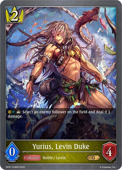 Yurius, Levin Duke (SP01-018EN) [Seaside Memories]