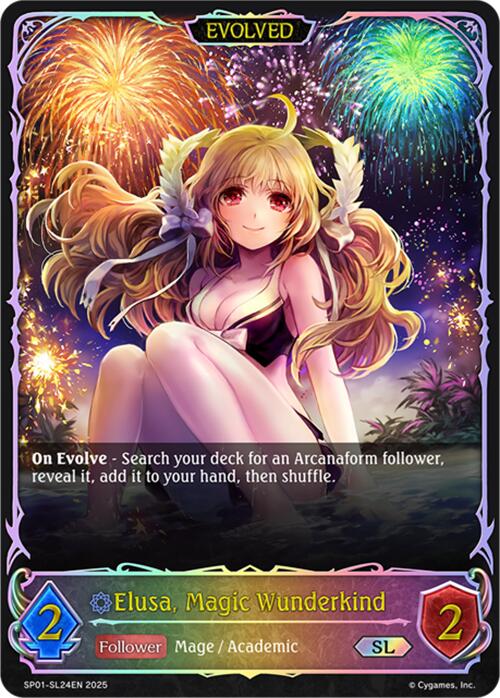 Elusa, Magic Wunderkind (Evolved) (SL) (SP01-SL24EN) [Seaside Memories]