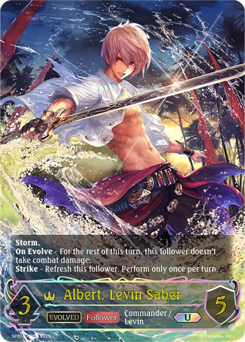 Albert, Levin Saber (Evolved) (U) (SP01-U09EN) [Seaside Memories]