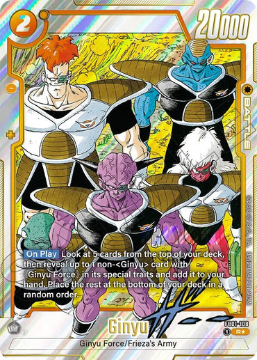Ginyu (FB01-108) (Alternate Art) [Manga Booster 02]