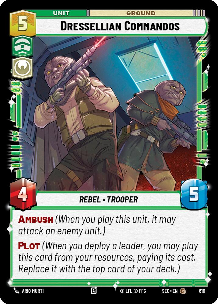 Dressellian Commandos (610) (Foil) (610) [Secrets of Power]