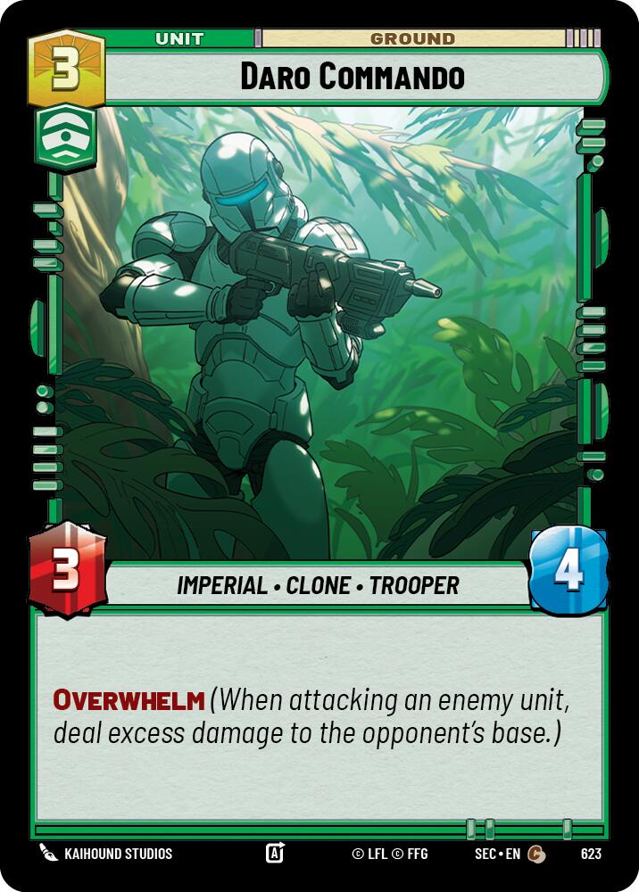 Daro Commando (623) (Foil) (623) [Secrets of Power]