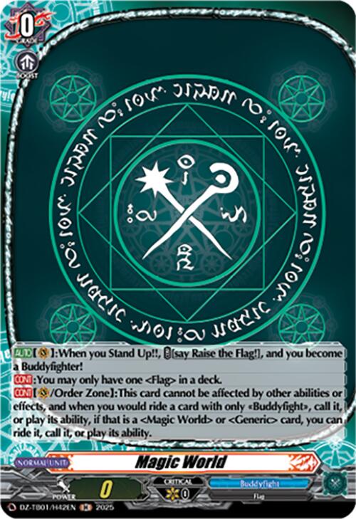 Magic World (DZ-TB01/H42EN) (DZ-TB01/H42EN) [Future Card Buddyfight]