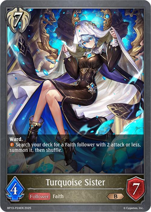Turquoise Sister - P24 (Foil) (BP13-P24EN) [Dominion of Darkness]