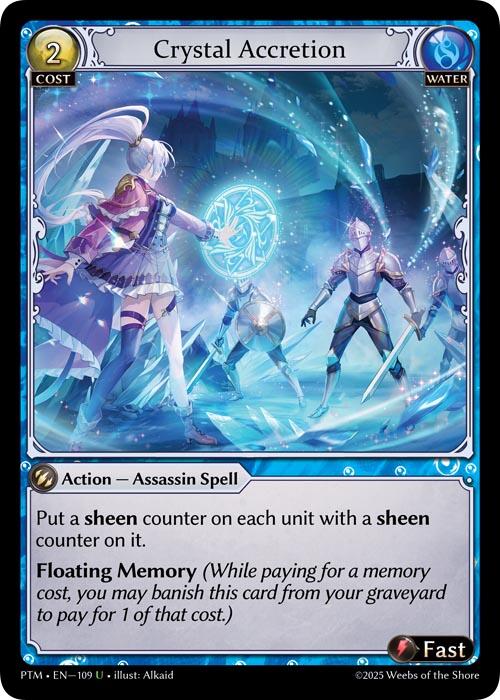 Crystal Accretion (Curio Foil) (109) [Phantom Monarchs]
