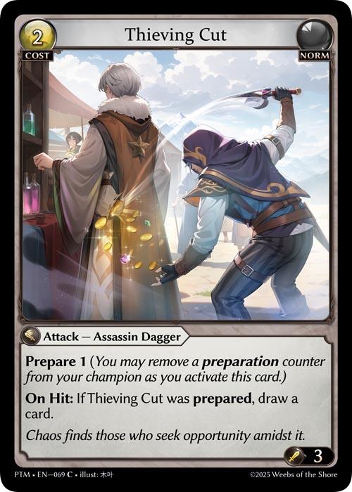Thieving Cut (Curio Foil) (069) [Phantom Monarchs]