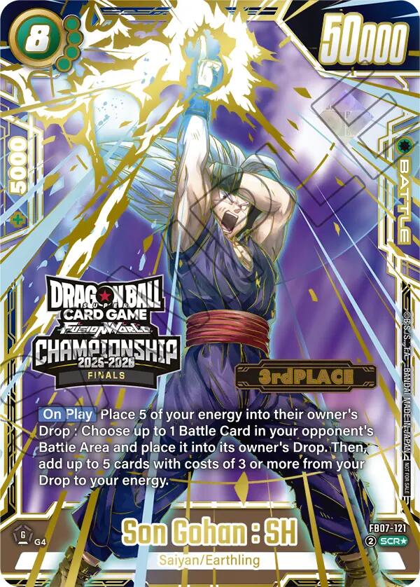 Son Gohan : SH (FB07-121) (Championship 2025-2026 Finals 3rd Place) [Tournament and Championship Promos]