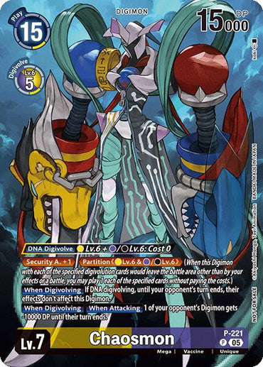 Chaosmon [P-221] (Time Stranger Box Topper) [Time Stranger]