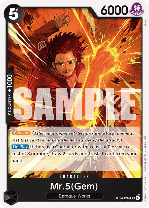 Mr.5(Gem) [The Azure Sea's Seven]