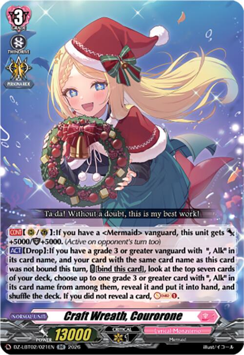 Craft Wreath, Courorone (DZ-LBT02/021EN) [Lyrical Monasterio Season of Wonders]