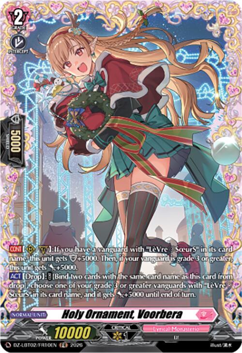 Holy Ornament, Voorbera (DZ-LBT02/FR10EN) [Lyrical Monasterio Season of Wonders]