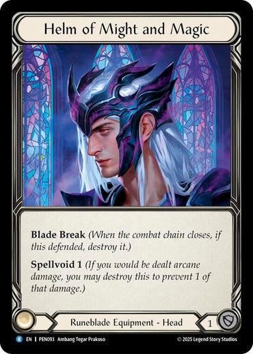 Helm Of Might And Magic [PEN093] (Compendium of Rathe)  Cold Foil