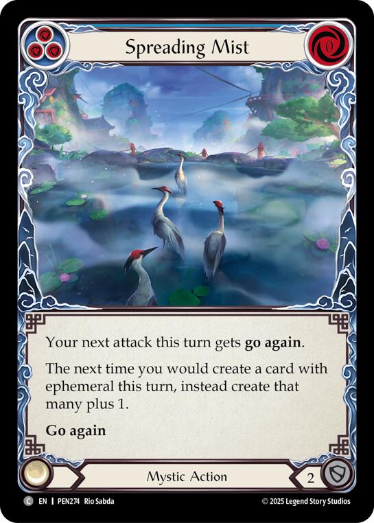 Spreading Mist (Blue) (Regular) [PEN274] (Compendium of Rathe)