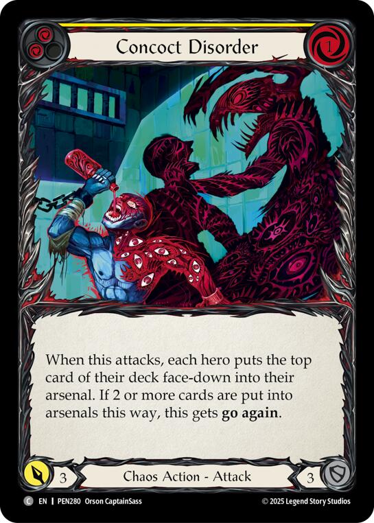 Concoct Disorder (Yellow) (Regular) [PEN280] (Compendium of Rathe)