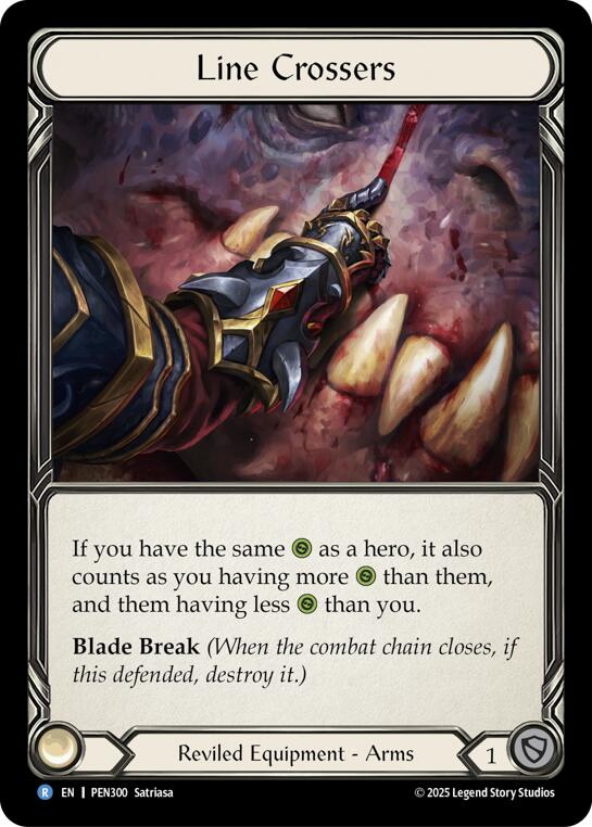 Line Crossers [PEN300] (Compendium of Rathe)  Cold Foil