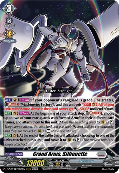 Grand Arms, Silhouette (DZ-BT12/008EN) [Chasm of Lost Souls]