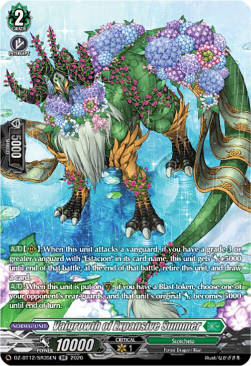 Valgrowth of Expansive Summer (DZ-BT12/SR35EN) [Chasm of Lost Souls]