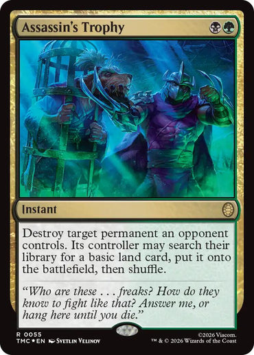 Assassin's Trophy (Surge Foil) [Teenage Mutant Ninja Turtles Commander]