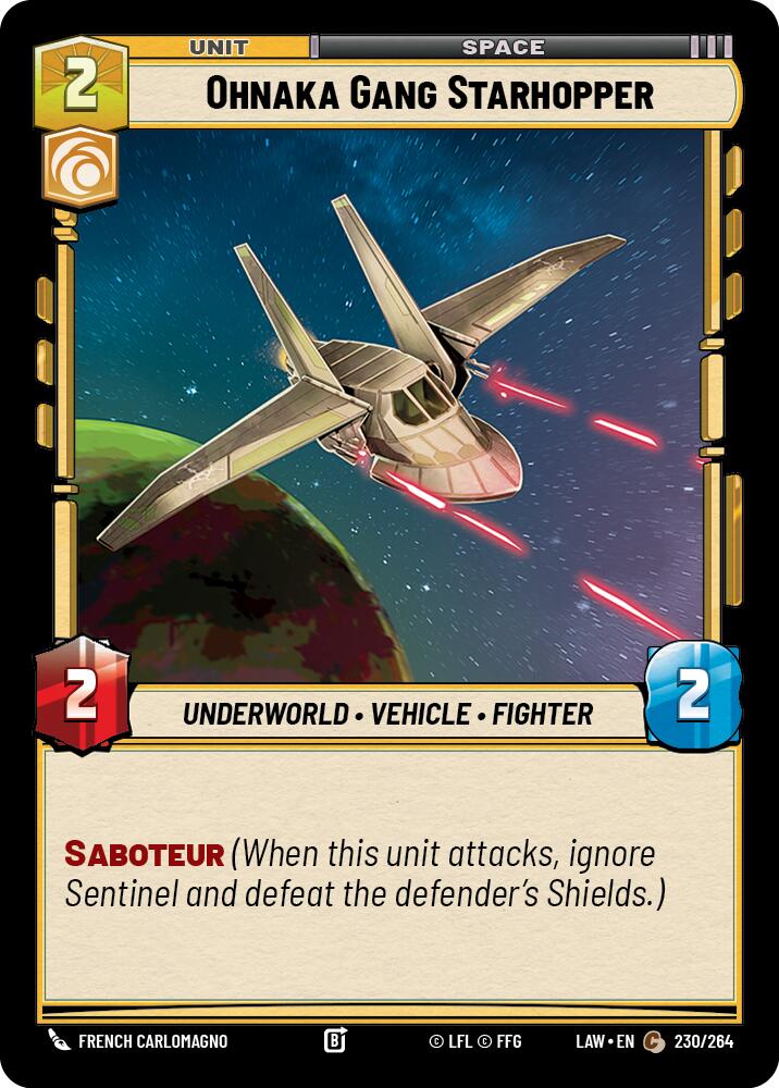 Ohnaka Gang Starhopper (230/264) (230/264) [A Lawless Time]
