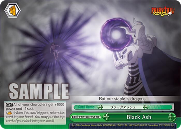 Black Ash (FT/S120-E051 CR) [FAIRY TAIL 100 YEARS QUEST]