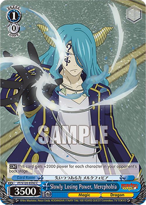 Slowly Losing Power, Mercphobia (FT/S120-E092 C) [FAIRY TAIL 100 YEARS QUEST]