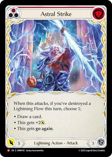 Astral Strike [OMN145] (Omens of the Third Age)  Rainbow Foil