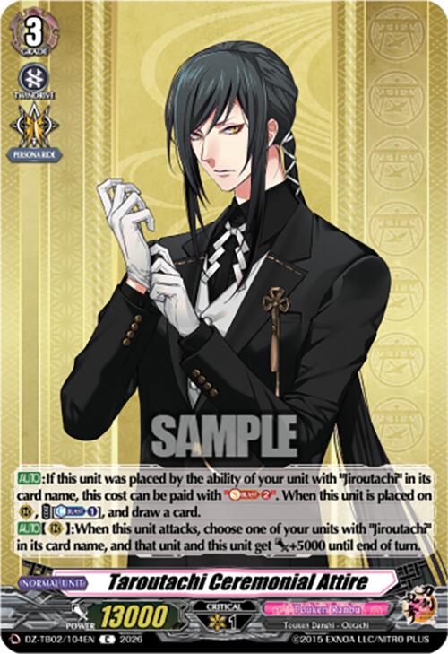 Taroutachi Ceremonial Attire (DZ-TB02/104EN) [Touken Ranbu: ONLINE 2026]