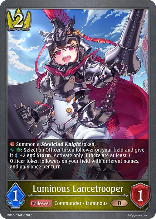 Luminous Lancetrooper (BP16-034EN) [New World Genesis]