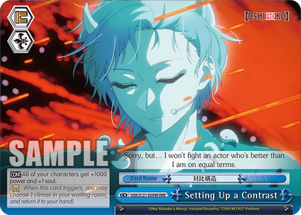 Setting Up a Contrast (OSK/S121-E099R RRR) [[OSHI NO KO] Vol.2]