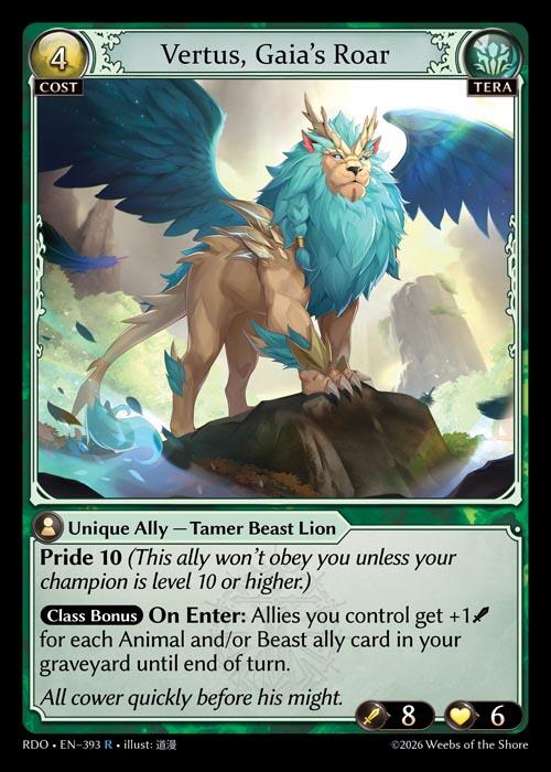 Vertus, Gaia's Roar (393) [Radiant Origins]