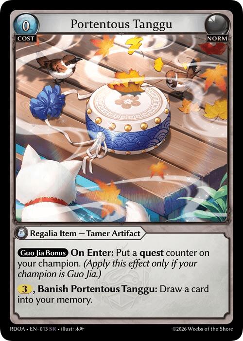 Portentous Tanggu (13) [Radiant Origins: Armaments]