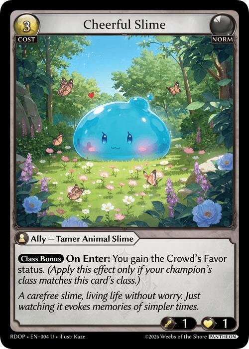 Cheerful Slime (4) [Radiant Origins: Pantheon]