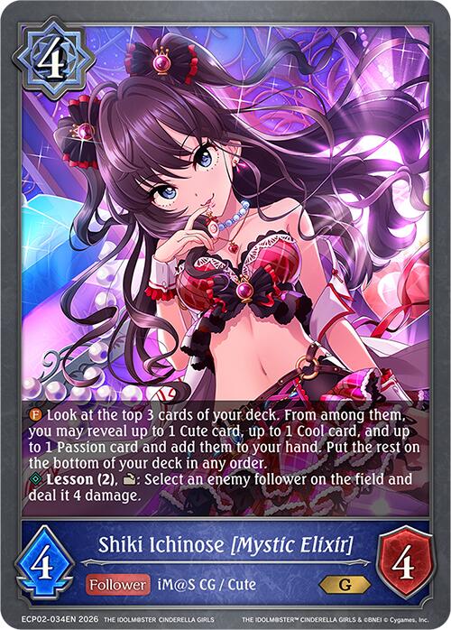 Shiki Ichinose [Mystic Elixir] (ECP02-034EN) [THE IDOLM@STER CINDERELLA GIRLS EX Crossover Set]