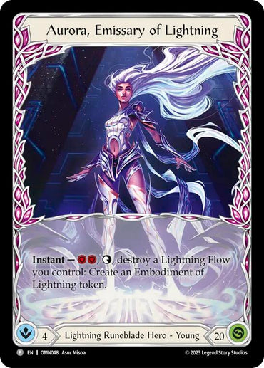 Aurora, Emissary of Lightning [OMN048] (Omens of the Third Age)