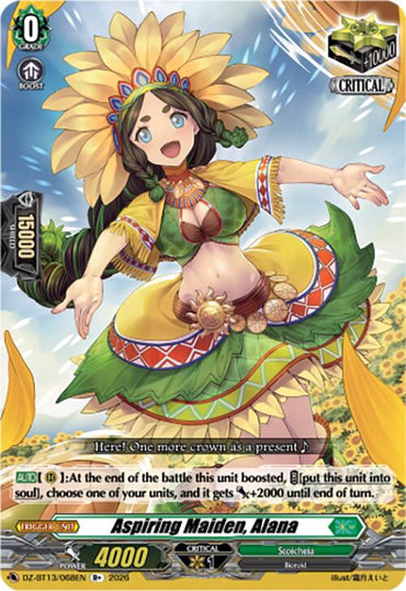 Aspiring Maiden, Alana (DZ-BT13/068EN) [Parallactic Clash]