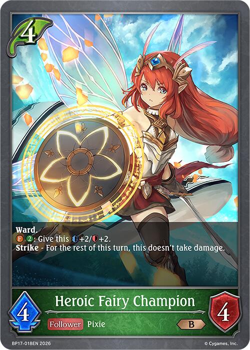 Heroic Fairy Champion (BP17-018EN) [Convergent Destinies]