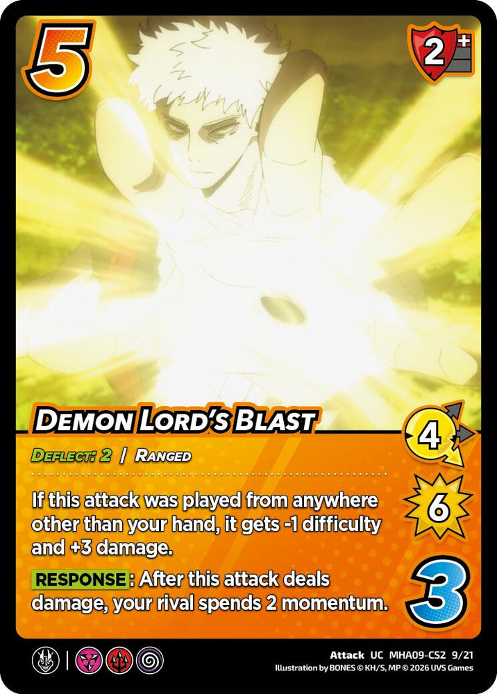 Demon Lord's Blast [Challenger Series: My Hero Academia - Final Battle]
