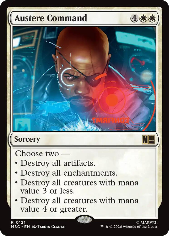 Austere Command (Surge Foil) [Marvel Super Heroes Commander]