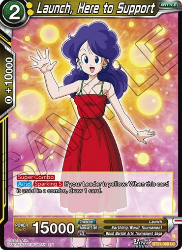 Launch, Here to Support (BT31-068) [Impact Beyond Dimensions]